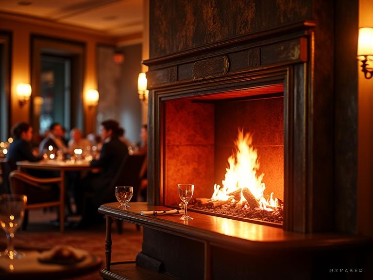 Cheminée professionnelle restaurant hôtel